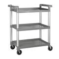 Winco 32 in x 16 1/4 in Gray Utility Cart UC-2415G